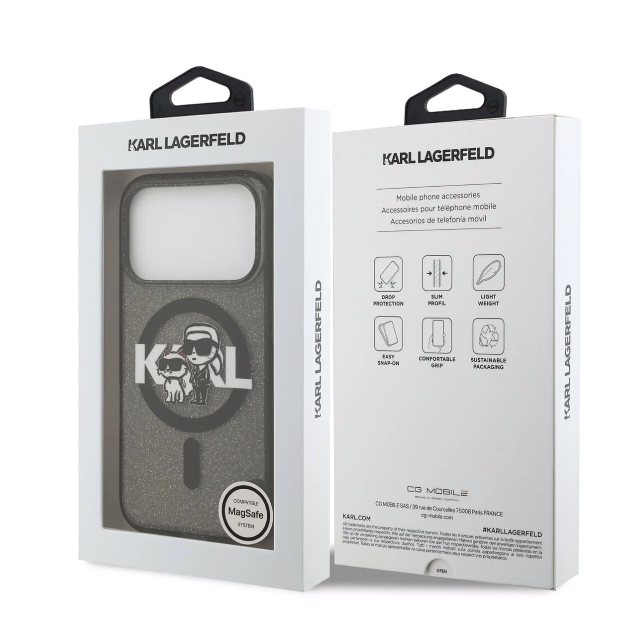 قاب کارل لاگرفلد Karl Lagerfeld شماره 8 سریIphone 17